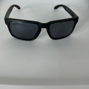 Oakley sunglasses HolbrookNWT in box Matte Black with American Flag around logo